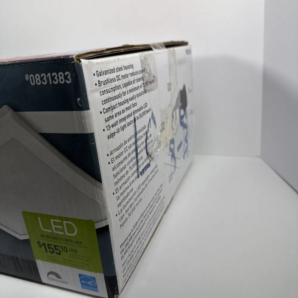 Utilitech Ventilation fan 1.5-Sone 100-CFM with LED Light
